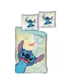 LILO & STITCH - Parure de lit 140x200cm 'Coton BIO' AyMax 1 - Culture-Pop-France