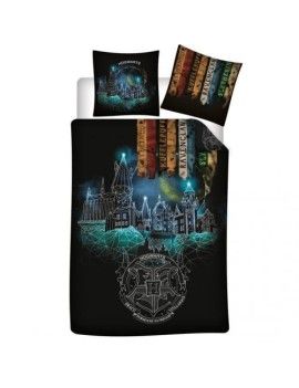 HARRY POTTER - Poudlard - Parure de lit 140x200cm - '100% microfibre' AyMax 1 - Culture-Pop-France