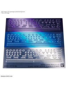 30MM - Customize Material (3D Metallic Stickers 2) - Model Kit Bandai Model Kit 1 - Culture-Pop-France