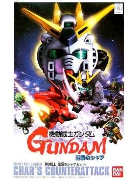 GUNDAM - BB Char's Counterattack Set - Model Kit Bandai Model Kit 1 - Culture-Pop-France
