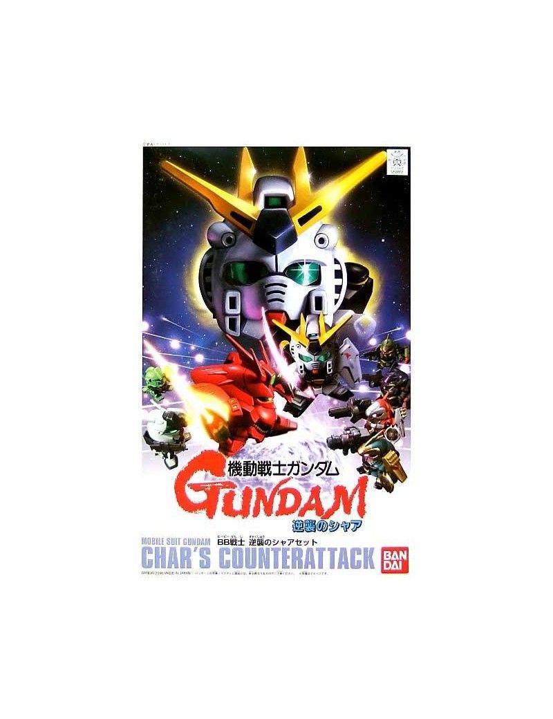 GUNDAM - BB Char's Counterattack Set - Model Kit Bandai Model Kit 1 - Culture-Pop-France GUNDAM - BB Char's Counterattack Set - Model Kit Bandai Model Kit 1 - Culture-Pop-France