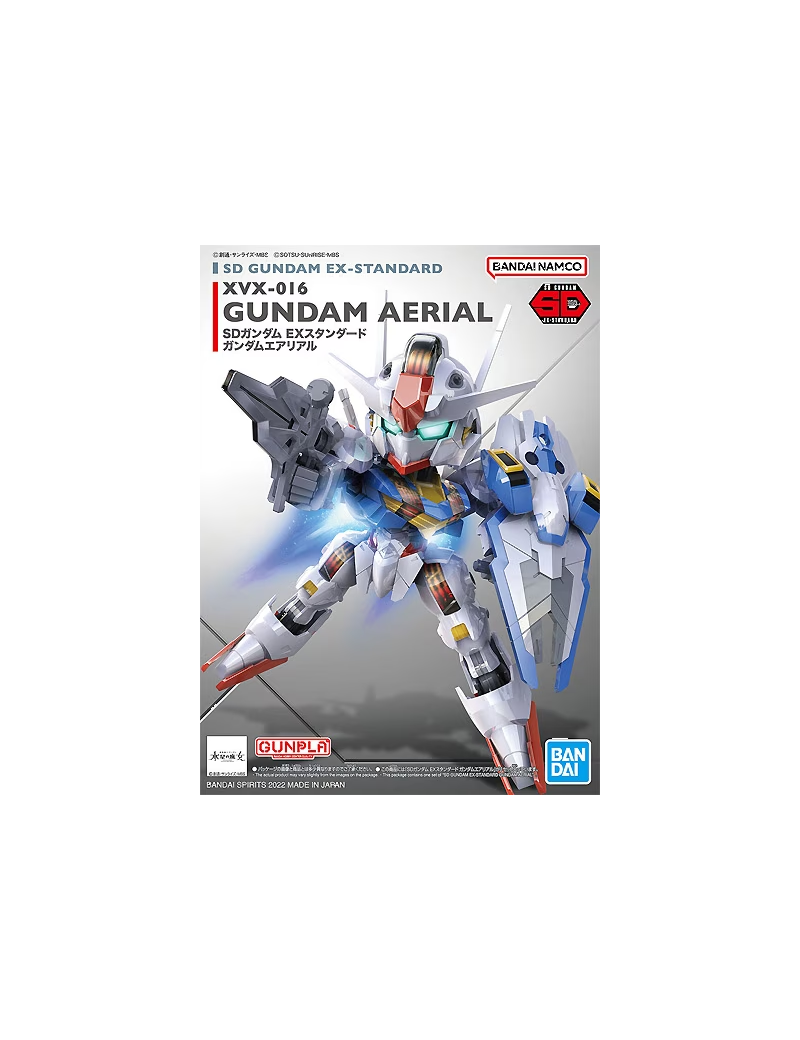 GUNDAM - SD Gundam Ex-Standard Gundam Aerial - Model Kit Bandai Model Kit 1 - Culture-Pop-France GUNDAM - SD Gundam Ex-Standard Gundam Aerial - Model Kit Bandai Model Kit 1 - Culture-Pop-France