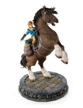 ZELDA BREATH ON THE WILD - Link à Cheval - Statuette 56cm First4Figures 1 - Culture-Pop-France