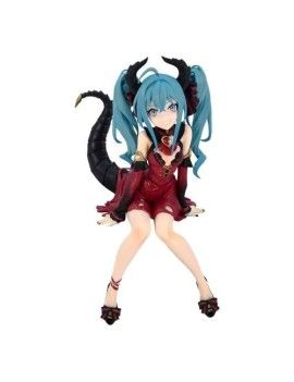 HATSUNE MIKU - Villain Couleur Rouge - Statuette Noodle Stopper 16cm Furyu 1 - Culture-Pop-France