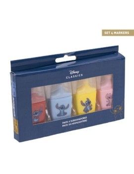 STITCH - Set de 4 Surligneurs Stitch Cerda 1 - Culture-Pop-France