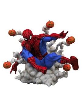 MARVEL - Spider-Man Pumpkin Bombs - Statuette Comic Gallery 15cm Diamond Select 1 - Culture-Pop-France