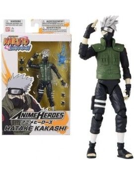 NARUTO - Hatake Kakashi - Figurine Anime Heroes 17cm Bandai Red 1 - Culture-Pop-France