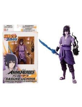 NARUTO - Uchiha Sasuke Rinnegan "7th Wave" -Figurine Anime Heroes 17cm Bandai Red 1 - Culture-Pop-France