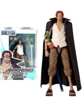 ONE PIECE - Shanks - Figurine Anime Heroes 17cm Bandai Red 1 - Culture-Pop-France