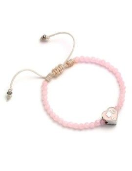 BARBIE - Bracelet de Perles Rose - Coeur 1 - Culture-Pop-France