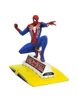MARVEL - Spider-man sur taxi - Diorama Video Game Gallery 23cm Diamond Select 1 - Culture-Pop-France