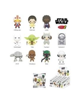 STAR WARS - Series 2 - 3D Foam Bag Clip (Display 24 Pcs) Monogram 1 - Culture-Pop-France