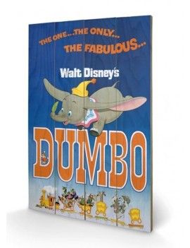 DISNEY - Dumbo - Impression sur bois 40x59cm Pyramid 1 - Culture-Pop-France
