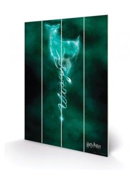 HARRY POTTER - Doe Patronus - Impression sur bois 20x29.5 Pyramid 1 - Culture-Pop-France