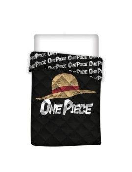ONE PIECE - Couverture en Quilt 140x200cm - Chapeau de Paille AyMax 1 - Culture-Pop-France