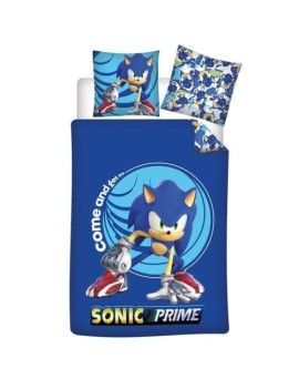 SONIC - Sonic Prime - Parure de lit 140x200cm AyMax 1 - Culture-Pop-France