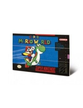 SUPER NINTENDO - Super Mario World - Impression sur bois 20x29.5 Pyramid 1 - Culture-Pop-France