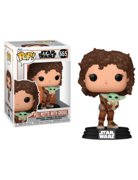 THE MANDALORIAN - POP N° 665 - Peli Motto avec Grogu Funko 1 - Culture-Pop-France