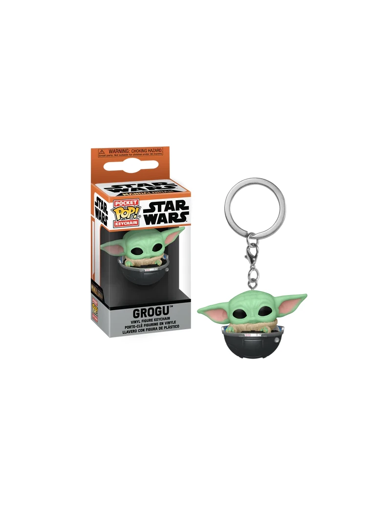 THE MANDALORIAN - Pocket Pop Keychains - Grogu Funko 1 - Culture-Pop-France THE MANDALORIAN - Pocket Pop Keychains - Grogu Funko 1 - Culture-Pop-France