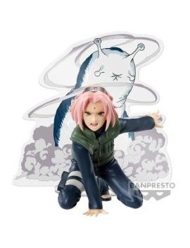 NARUTO SHIPPUDEN - Haruno Sakura - Figurine Panel Spectacle 9cm Banpresto 1 - Culture-Pop-France