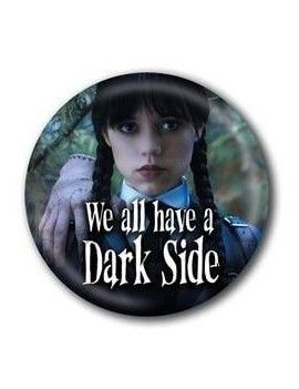 MERCREDI - Dark Side - Button Badge 25mm Pyramid 1 - Culture-Pop-France