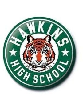 STRANGER THINGS - Hawkins High School - Button Badge 25mm Pyramid 1 - Culture-Pop-France
