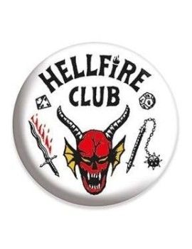 STRANGER THINGS 4 - Hellfire Club - Button Badge 25mm Pyramid 1 - Culture-Pop-France