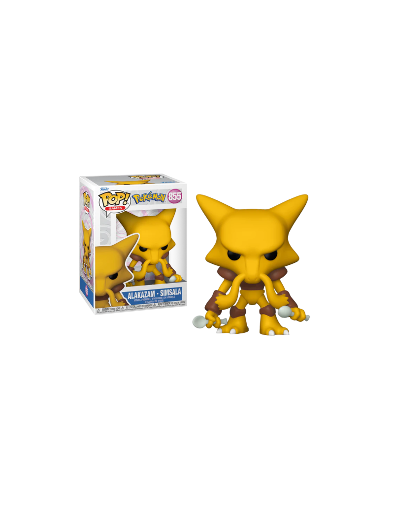 POKEMON - POP Games N° 855 - Alakazam Funko 1 - Culture-Pop-France POKEMON - POP Games N° 855 - Alakazam Funko 1 - Culture-Pop-France