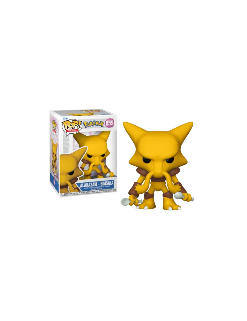POKEMON - POP Games N° 855 - Alakazam Funko 1 - Culture-Pop-France POKEMON - POP Games N° 855 - Alakazam Funko 1 - Culture-Pop-France