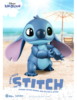 LILO & STITCH - Stitch - Dynamic Action Hero 18cm Beast Kingdom 1 - Culture-Pop-France