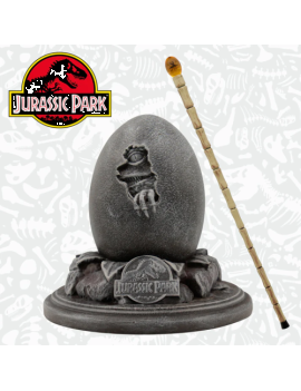 JURASSIC PARK 30ANS - Set Oeuf   Canne - Réplique Edition limitée Fanattik 1 - Culture-Pop-France
