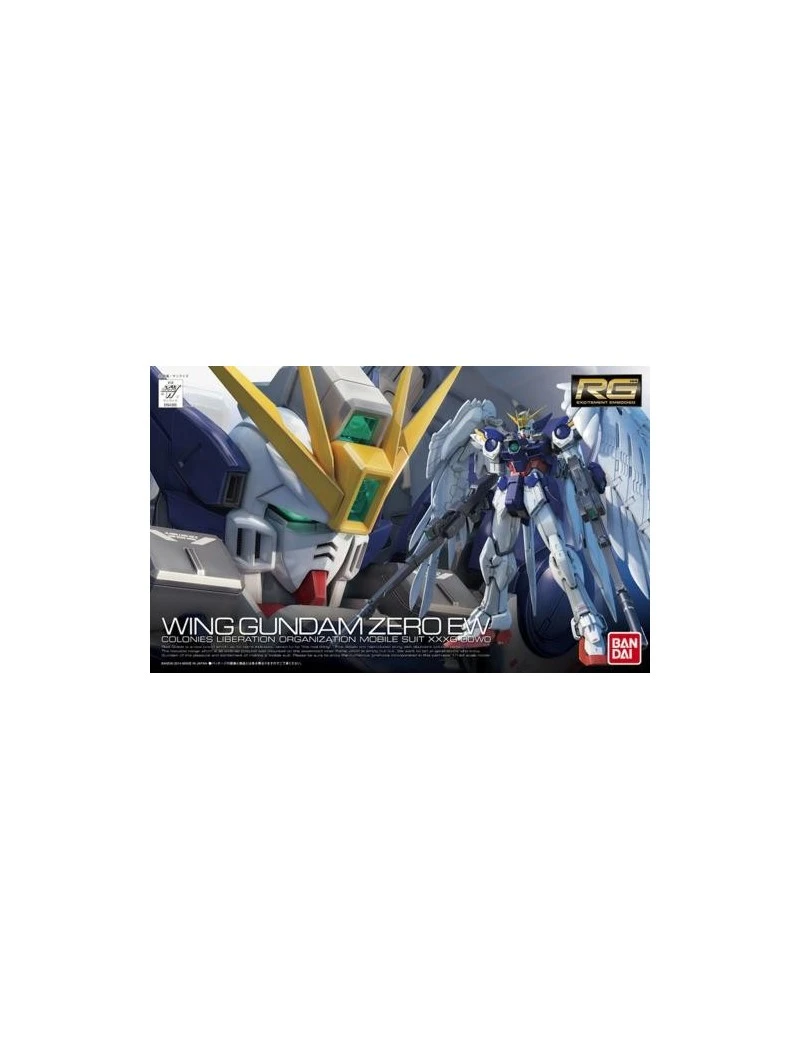 GUNDAM - Model Kit - Real Grade - Wing Gundam Zero EW - 13 CM Bandai Model Kit 1 - Culture-Pop-France GUNDAM - Model Kit - Real Grade - Wing Gundam Zero EW - 13 CM Bandai Model Kit 1 - Culture-Pop-France