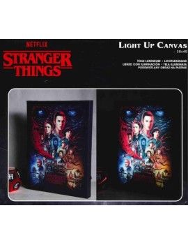 STRANGER THINGS - Vecna - Canvas Lumineux 40X30 Cm Pyramid 1 - Culture-Pop-France
