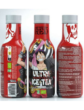 ONE PIECE RED - Ultra Ice Tea - Luffy - Bouteille 50 Cl ULTRAPOP 1 - Culture-Pop-France