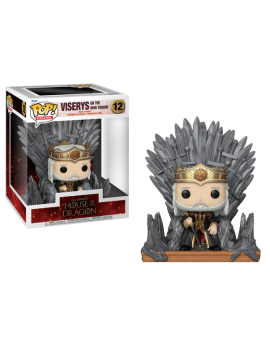 HOUSE OF THE DRAGONS - POP Deluxe N° 12 - Viserys sur le Throne de Fer Funko 1 - Culture-Pop-France