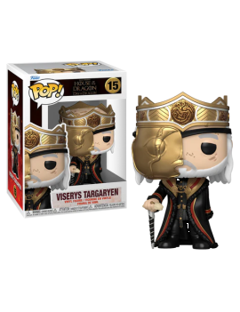 HOUSE OF THE DRAGONS - POP TV N° 15 - Viserys Targaryen avec Chase Funko 1 - Culture-Pop-France