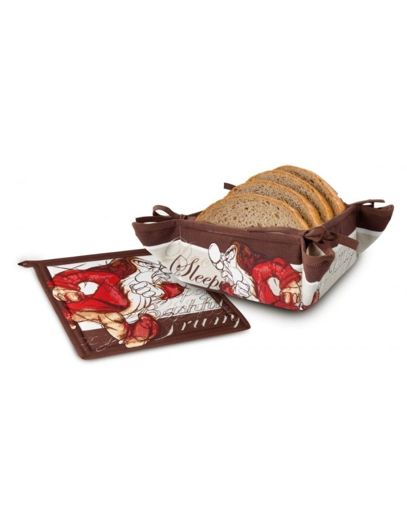 DISNEY / SEPT NAINS - Set Grincheux: Panier à Pain & Tapis Assiettes 1 - Culture-Pop-France DISNEY / SEPT NAINS - Set Grincheux: Panier à Pain & Tapis Assiettes 1 - Culture-Pop-France