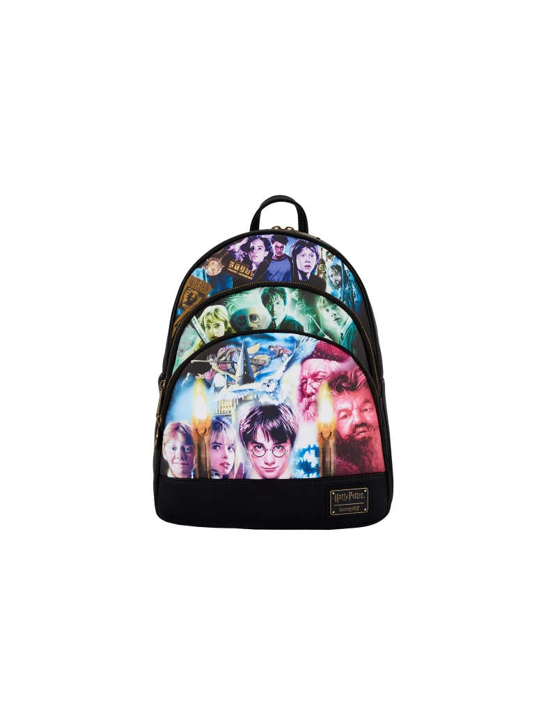 HARRY POTTER - Trilogy - Sac à dos LoungeFly '29x35x11cm' Loungefly 1 - Culture-Pop-France HARRY POTTER - Trilogy - Sac à dos LoungeFly '29x35x11cm' Loungefly 1 - Culture-Pop-France