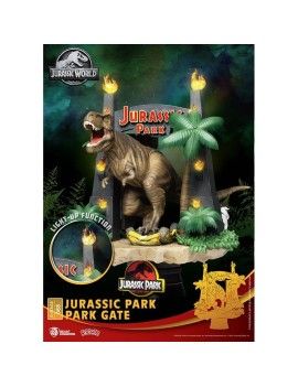 JURASSIC PARK - Park Gates - Diorama D-Stage 15cm Beast Kingdom 1 - Culture-Pop-France