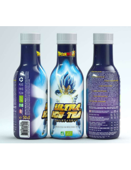 DRAGON BALL SUPER - Ultra Ice Tea - Vegeta - Bouteille 50 Cl ULTRAPOP 1 - Culture-Pop-France
