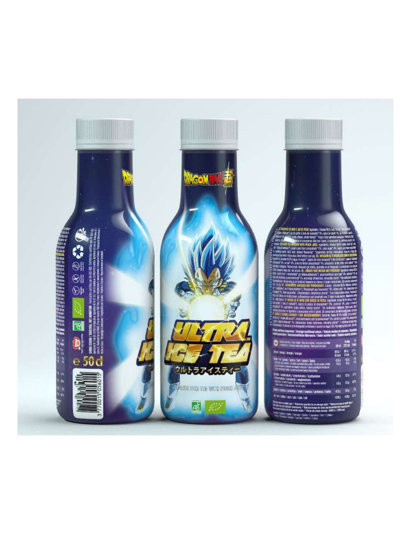 DRAGON BALL SUPER - Ultra Ice Tea - Vegeta - Bouteille 50 Cl ULTRAPOP 1 - Culture-Pop-France DRAGON BALL SUPER - Ultra Ice Tea - Vegeta - Bouteille 50 Cl ULTRAPOP 1 - Culture-Pop-France