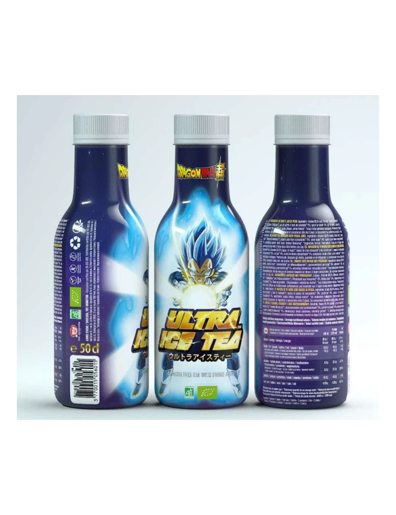 DRAGON BALL SUPER - Ultra Ice Tea - Vegeta - Bouteille 50 Cl ULTRAPOP 1 - Culture-Pop-France DRAGON BALL SUPER - Ultra Ice Tea - Vegeta - Bouteille 50 Cl ULTRAPOP 1 - Culture-Pop-France
