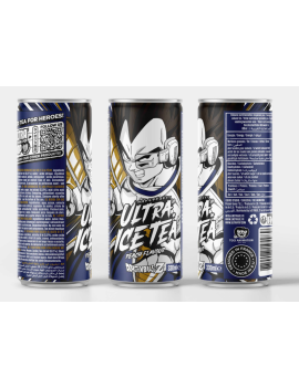DRAGON BALL Z - Ice Tea - Vegeta - Canette 33 Cl ULTRAPOP 1 - Culture-Pop-France