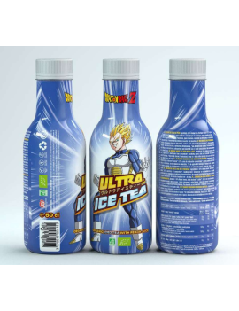 DRAGON BALL Z - Ultra Ice Tea - Vegeta - Bouteille 50 Cl ULTRAPOP 1 - Culture-Pop-France