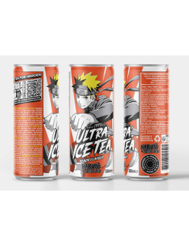 NARUTO SHIPPUDEN - Ice Tea - Naruto - Canette 33 Cl ULTRAPOP 1 - Culture-Pop-France