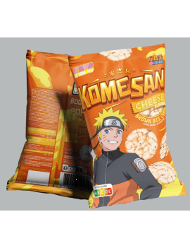NARUTO SHIPPUDEN - Komesan 'Chips De Riz' - Naruto - 60g - Fromage ULTRAPOP 1 - Culture-Pop-France