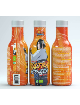 NARUTO SHIPPUDEN - Ultra Ice Tea - Sasuke - Bouteille 50 Cl ULTRAPOP 1 - Culture-Pop-France