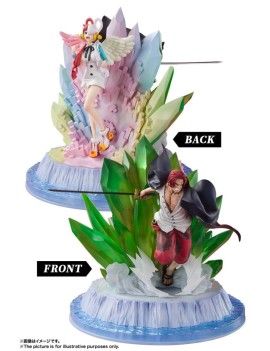 ONE PIECE - Shanks et Uta - Statuette Zero Extra Battle 24cm Bandai Tamashii Nations 1 - Culture-Pop-France