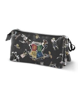 LOONEY TUNES à Poudlard - Trousse Triple '23x11x7cm' Karactermania 1 - Culture-Pop-France