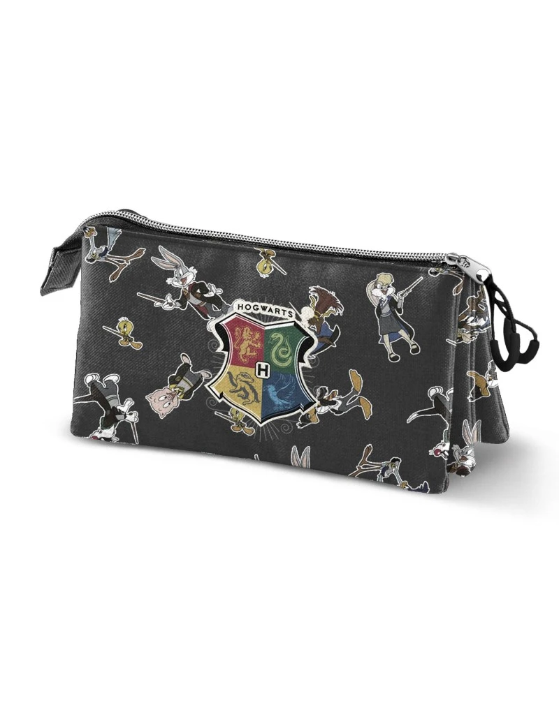 LOONEY TUNES Ã Poudlard - Trousse Triple '23x11x7cm' Karactermania 1 - Culture-Pop-France LOONEY TUNES Ã Poudlard - Trousse Triple '23x11x7cm' Karactermania 1 - Culture-Pop-France